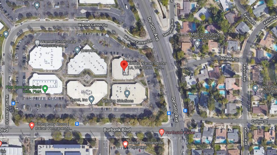 20920 Warner Center Ln,Woodland Hills,CA,91367,US Woodland Hills,CA